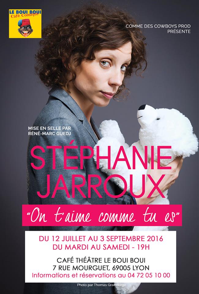 Stéphanie JARROUX, le 1er Septembre - Boui Boui Café Comique
