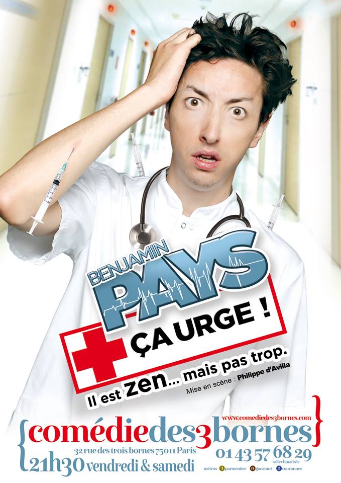 Benjamin Pays, le 17 Mai - Comédie des 3 Bornes